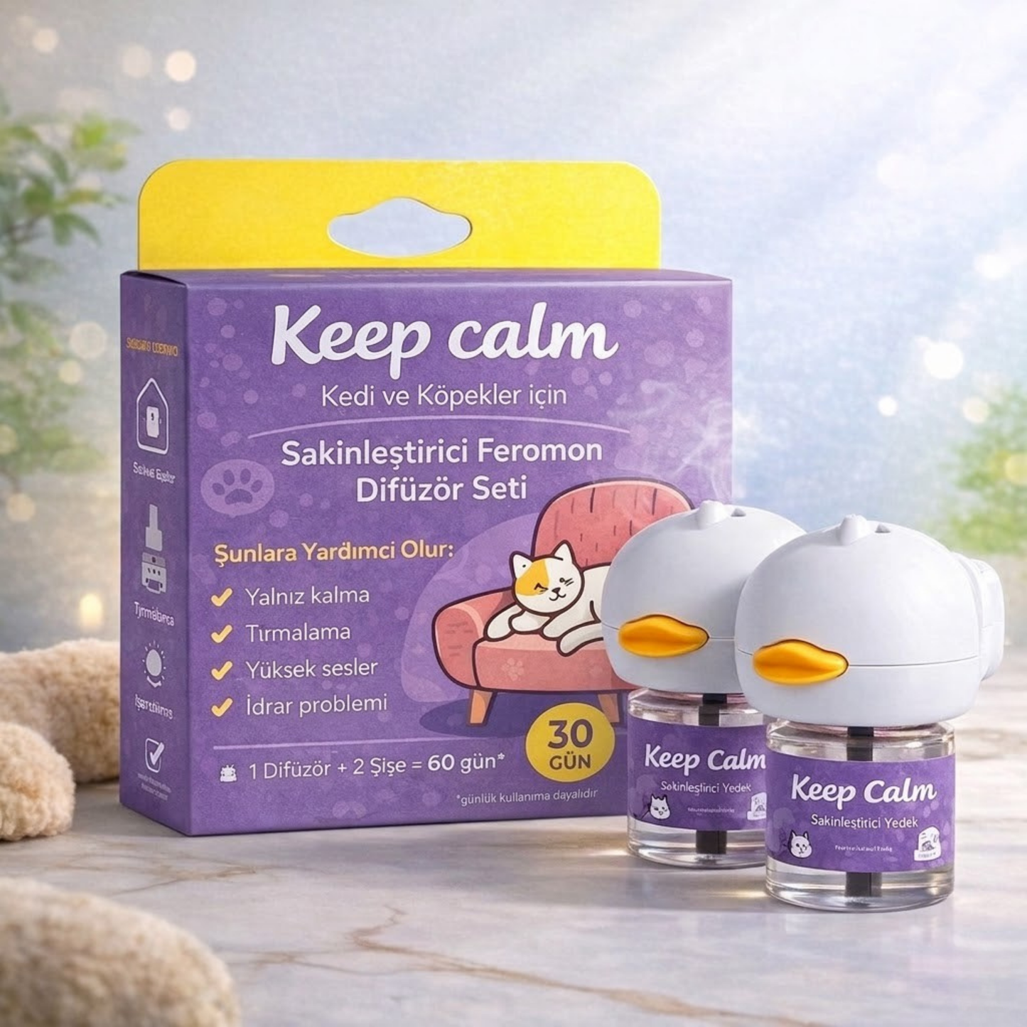 Keep Calm Sakinleştirici Difüzör Seti