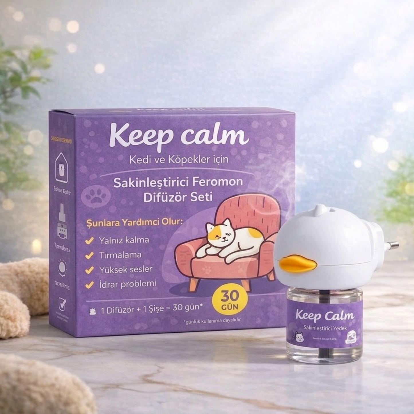 Keep Calm Sakinleştirici Difüzör Seti