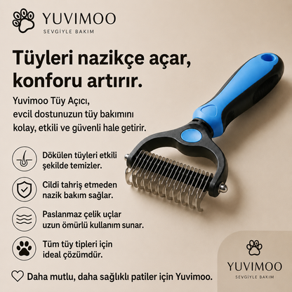 Kıtık açıcı Tüy Toplama Tarağı